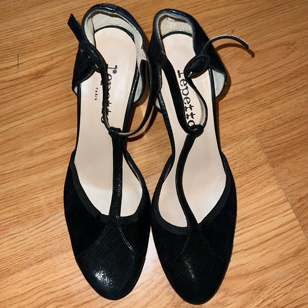 Repetto High Heel T-Strap Shoe - Women’s Size 37.5